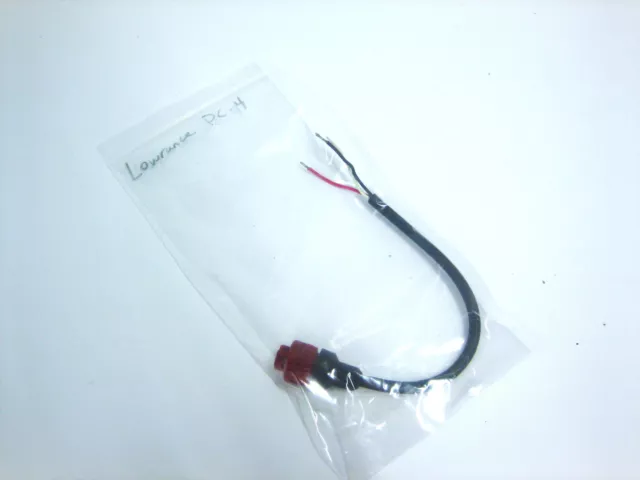 Lowrance Eagle LEI PC-4 Power Cable f/Legacy Products 3-Pin Red Connector SHORT