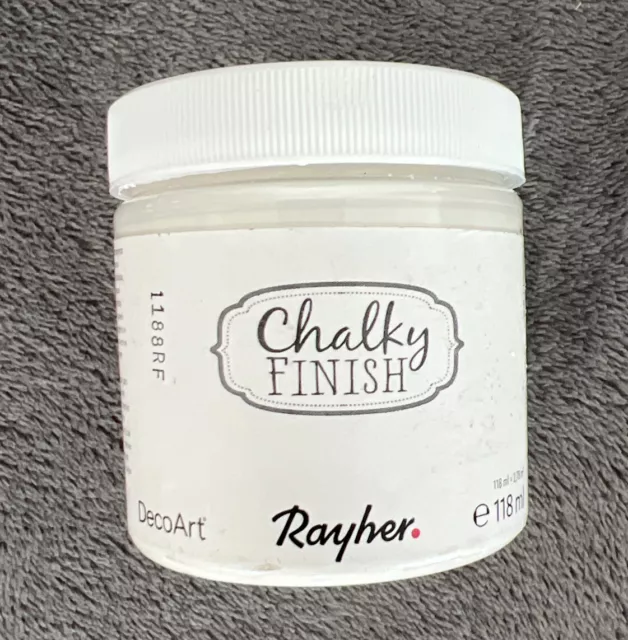 Chalky Finish Dose 118 ml Kreidefarbe Shabby Farbe weiß Farbe Kreide