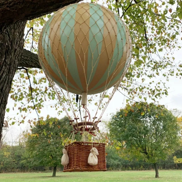 Hot Air Balloon Model Hanging Home Ceiling Decoration Nursery Décor Gift 12.5"