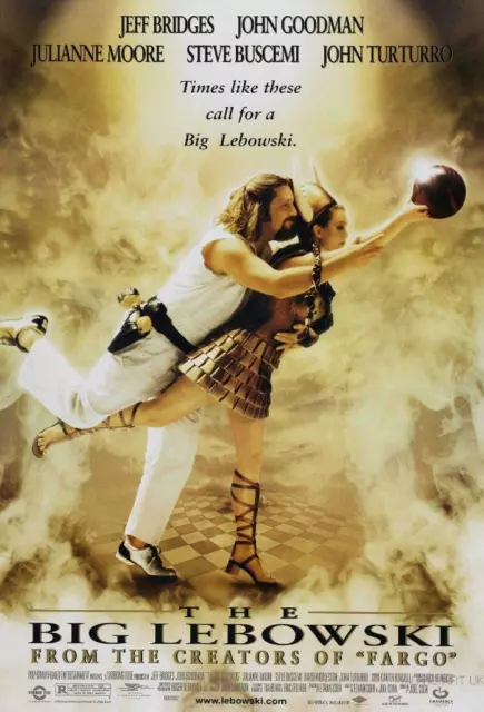 The Big Lebowski Movie Poster Film A4 A3 Art Print Cinema