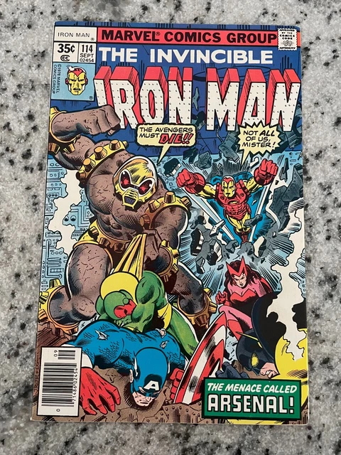 The Invincible Iron Man # 114 NM- Marvel Comic Book Avengers Hulk Thor J922