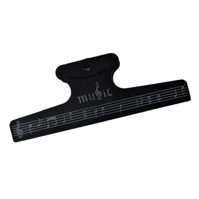 Livre Page Note Pince Musique Partition Fixed-Clips Feuille Porte for Guitare /