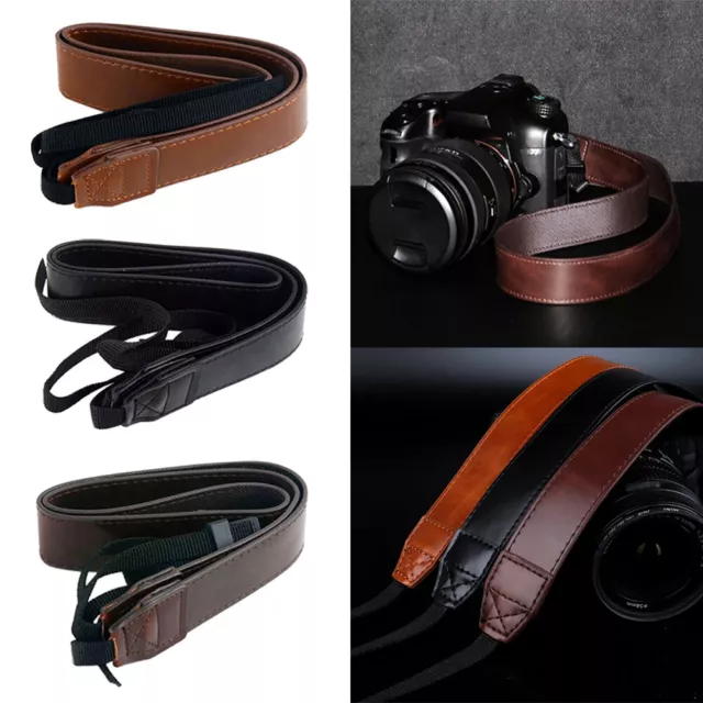 Camera Neck Shoulder Leather strap For Canon Sony Nikon Pentax Fujifilm Olympus*