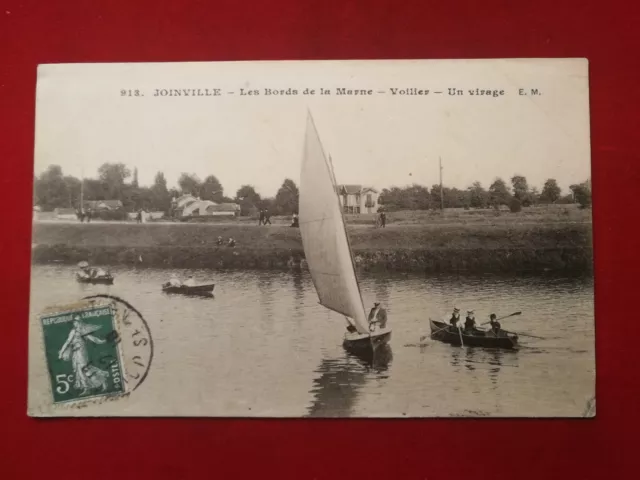 CPA 94 JOINVILLE - Les Bords de la Marne - Voiliers - Un Virage