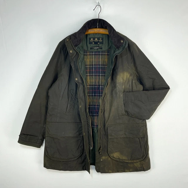 Barbour Classic Wax Jacket Womens 18 Green Country Outdoor Shooting Rain Coat