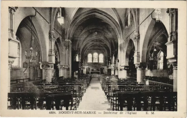 CPA NOGENT-sur-MARNE - church interior (145611)