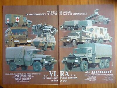 10/1984 PUB LTV AEROSPACE DEFENSE M1036 HUMMER TOW MISSILE AM GENERAL FRENCH AD 