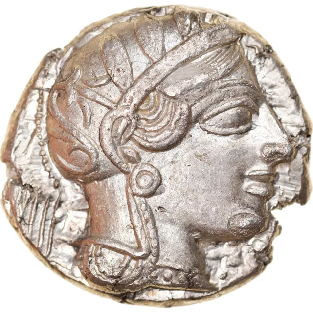 [#877863] Monnaie, Attique, Athènes, Tétradrachme, 490-407 BC, Athènes, TTB+, Ar