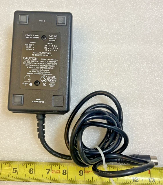 Ault SW300 5v/12v/-12V Power Supply 6 Pin DIN Power Supply KA-00-22F02