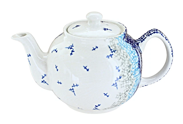Blue Rose Polish Pottery Unity Medium Teapot