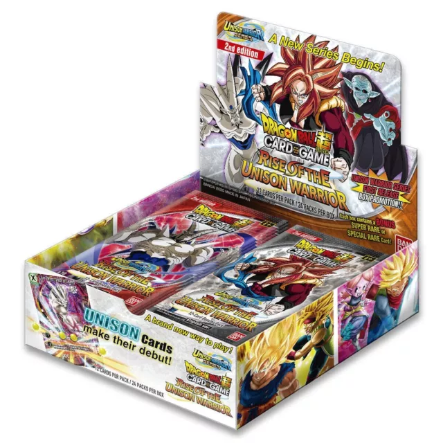 UW1 Rise of Unison Warrior Booster Box 2nd Edition Dragon Ball Super