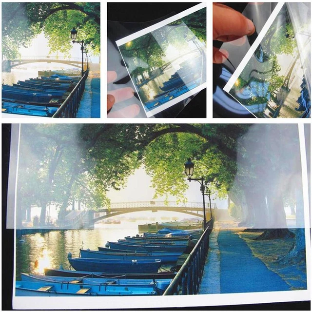 1Pcs A4 Tintenstrahldruck Transparenz Film Fotografie Diy W7W7 G0T2 Hot X7N3