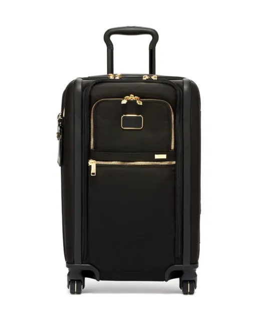 Tumi Alpha 3 Continental Dual Access 4 Wheeled Carry-On 2203561 Black Gold $1025