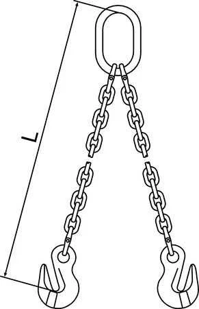 Pewag 7G120dog/5 Chain Sling,G120,Dog,Alloy Steel,5 Ft. L