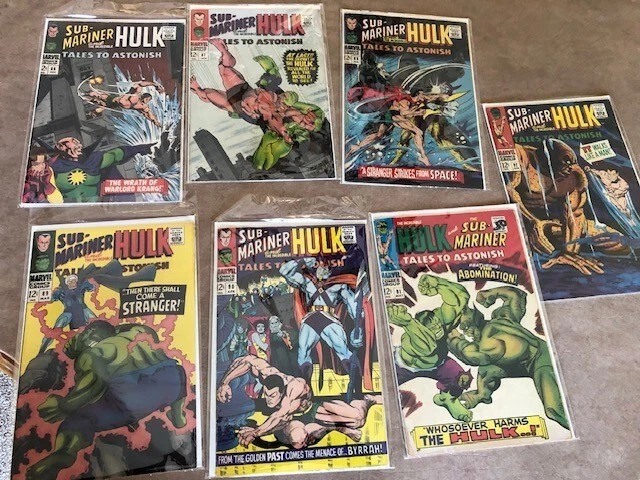Marvel Comics Tales to Astonish Bundle # 4 Hulk 86 87 88 89 90 91 92 Marvel Comics Tales to Astonish Bundle # 4 Hulk 86 87 88 89 90 91 92