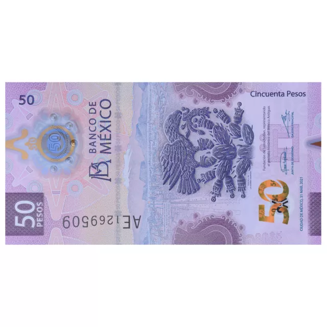 [#246151] Banknote, Mexico, 50 Pesos, 2021, 2021-03-21, UNC