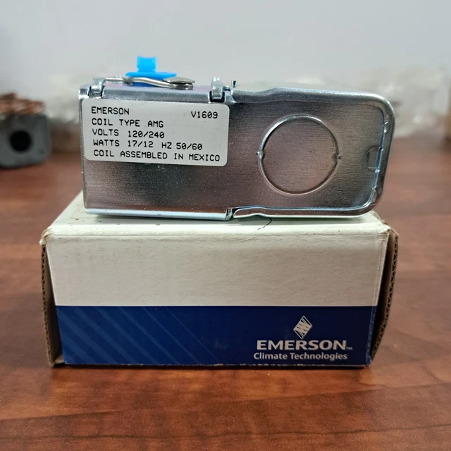 BRAND NEW EMERSON AMG Dual Voltage Solenoid Coil,120 OR 240V , PART# 057343