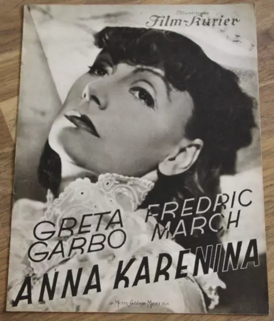 ANNA KARENINA mit Greta Garbo, llustrierter Film Kurier, Nr. 2436