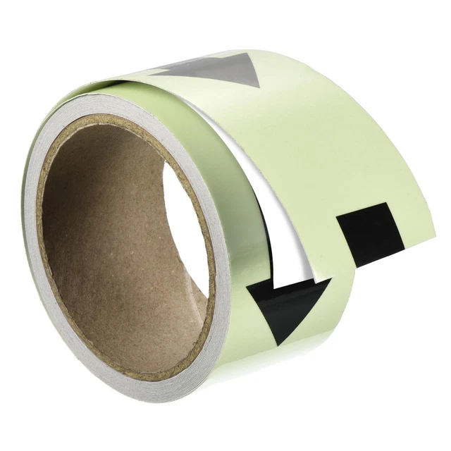 2 Pouces x 16,2 Pieds Fluorescent Ruban Ruban lumineuse Flèche Marque Glow Vert