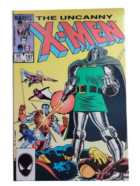 Marvel Comics THE UNCANNY X-MEN #197 Dr. Doom FN/FN+ Range Raw Vintage Comic