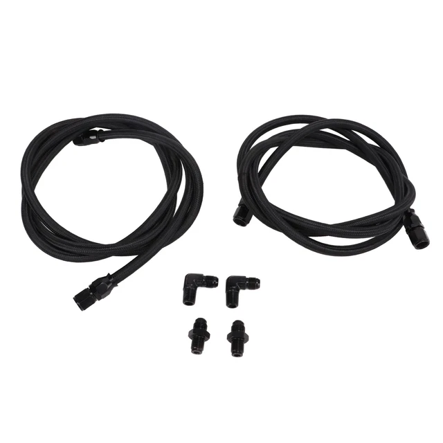 American Volt 140°F Engine/Transmission Oil Cooler Thermostat - 6AN In-Line Coolant Hose Switch With Hardware