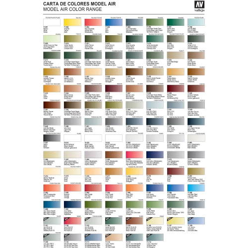 Pittura Acrilica Vallejo Model Air Da 17ml - Scegli Il Colore Che Preferisci Per I Tuoi Modellini - Foto 6
