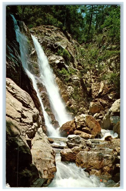 c1960 Lewis Falls Soldiers Creek San Gabriel Canyon Angeles National CA Postcard