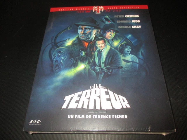 COFFRET BLU-RAY + DVD NEUF "L'ILE DE LA TERREUR" Peter CUSHING - horreur