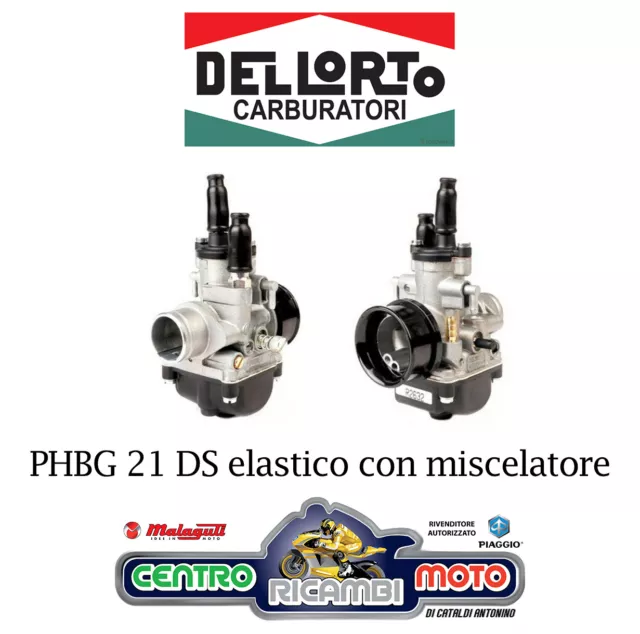 Carburatore Dell'Orto PHBG 21 DS Aria Manuale Scooter Piaggio Vespa ET2 50 2T 2