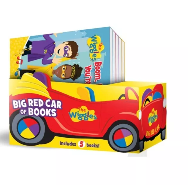 The Wiggles: Big Red Car Of Books Include 5 Book Slipcase Brand New Sealed