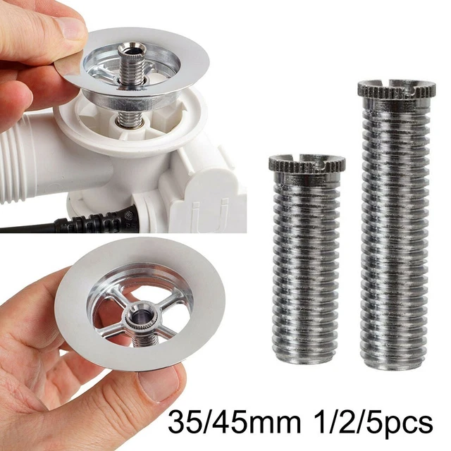1/2/5 piezas 35 mm 45 mm cesta fregadero de cocina filtro desperdicio tornillo roscado conector