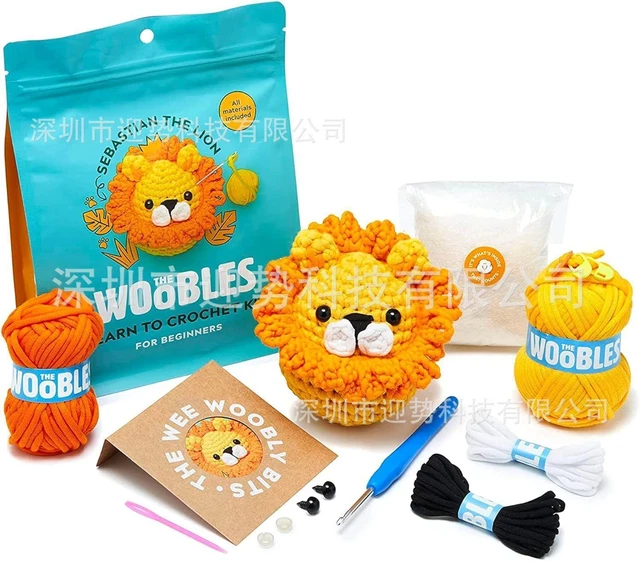 THE WOOBLES BEGINNERS Crochet Kit with Easy Peasy Yarn as seen on Shark