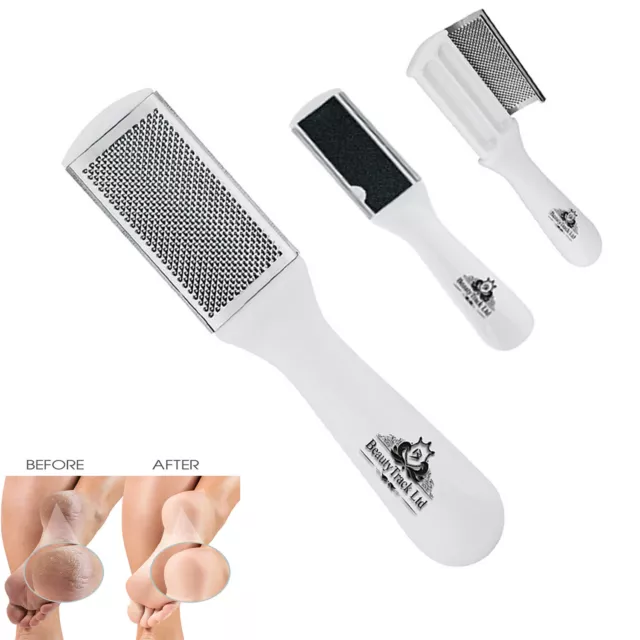 Double Sided Foot File Feet Rasp Pedicure Scrubber Hard Dead Skin Callus Remover