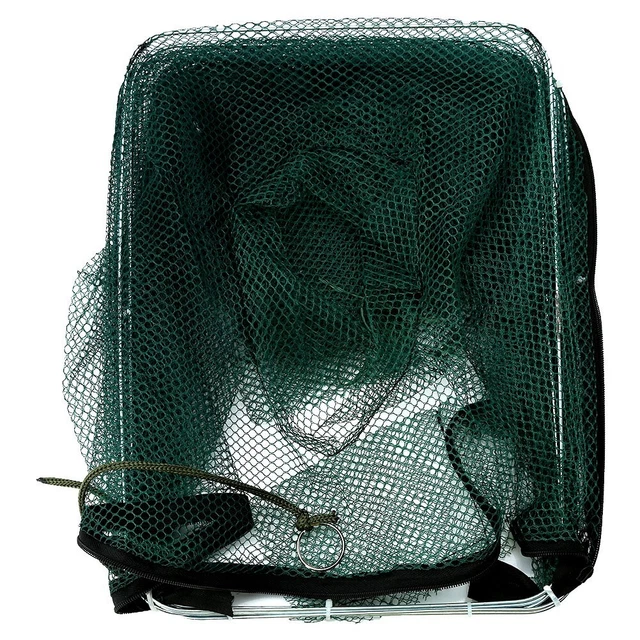 Filet De Pêche Automatique 6 Trous Cage à Crevettes Nylon Pliable Crab Fish
