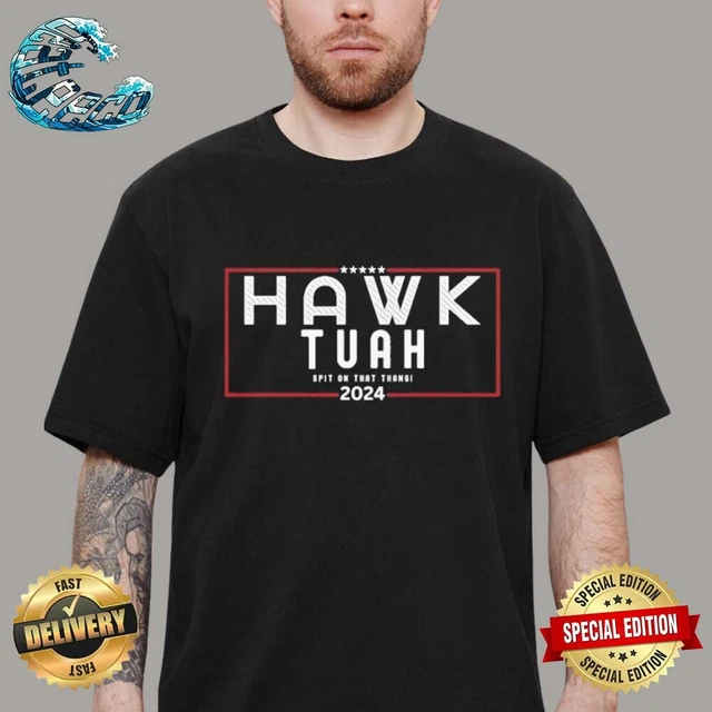 HAWK TUAH SPIT On That Thang Funny Meme Video T-Shirt EUR 7,58 ...