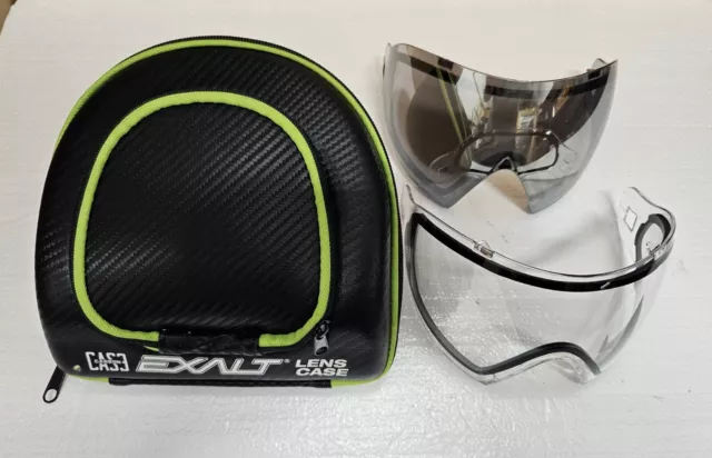 2 Dye I4/I5 Paintball Goggle Replacement Mask Lens + EXALT lens case