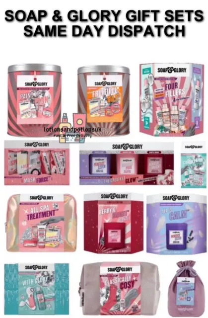 Soap and & Glory LADIES CHRISTMAS GIFT SETS Choose set  SAME DAY DISPATCH