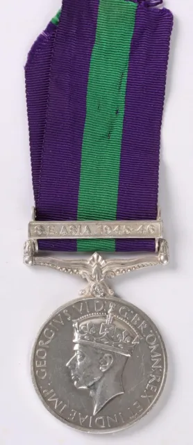 GREAT BRITAIN 1918-62 General Service Medal, clasp 'SE. Asia 1945-46'.