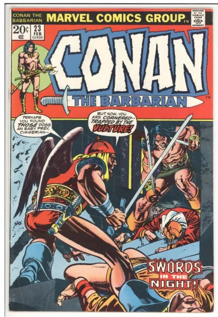 CONAN THE BARBARIAN  23  FN/VF/7.0  -  Solid 1st appearance Red Sonja!