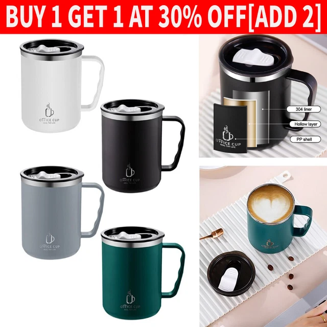 500ml Stainless Steel Thermos Mug Tea Coffee Thermal Cup Travel Mug Insulated;US