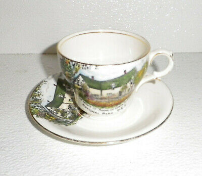 Royal Winton Cup And Saucer ANNE OF GREEN GABLES Home Grimwades Vtg England
