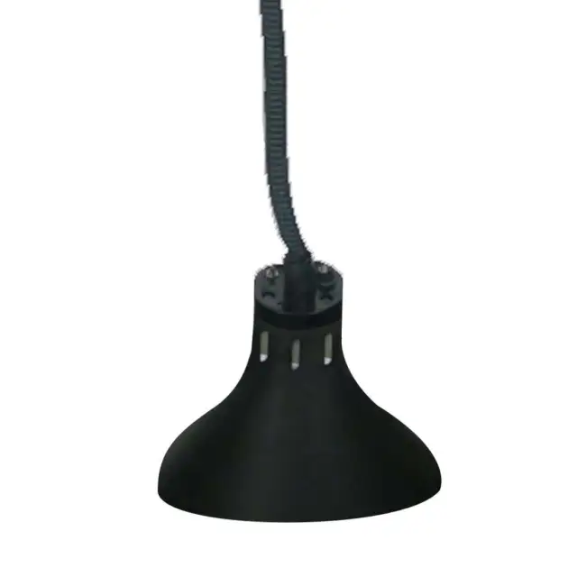 Pull down heat lamp black 290mm Round HYWCL14 GRS-HYWCL14