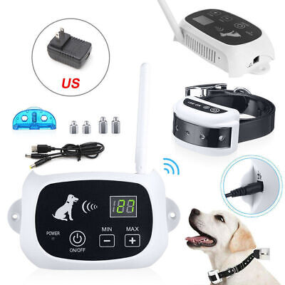 Wireless 1/2 Dog Fence System Containment Electric Remote Training Shock Collar