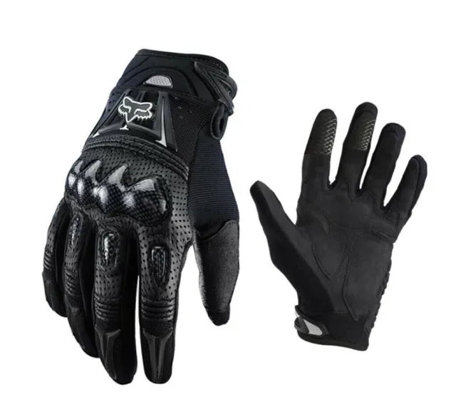 Bomber Motorradhandschuhe Leder Schutz Roller Biker Geländesport Rad#