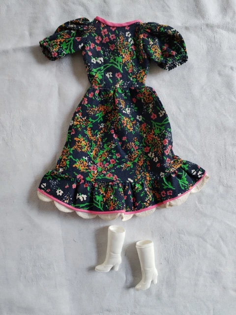 ANCIENNE GILET POUPEE Cathie De Bella Tenue Presentation 1974 Vintage