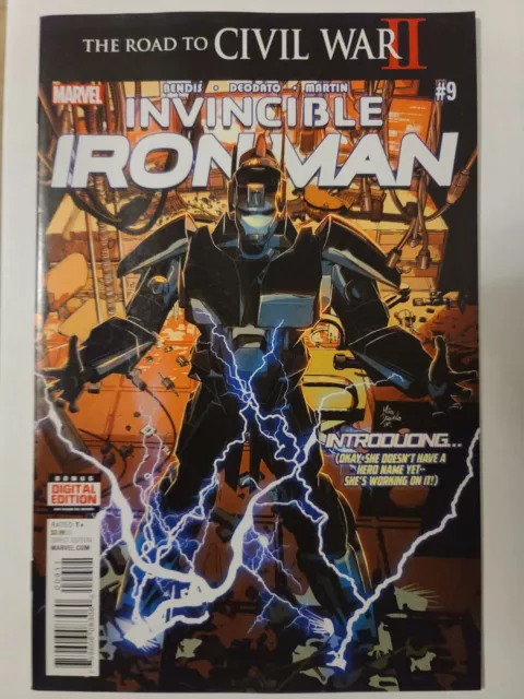 Invincible Iron Man 9 First Full Appearance Of RIRI WILLIAMS