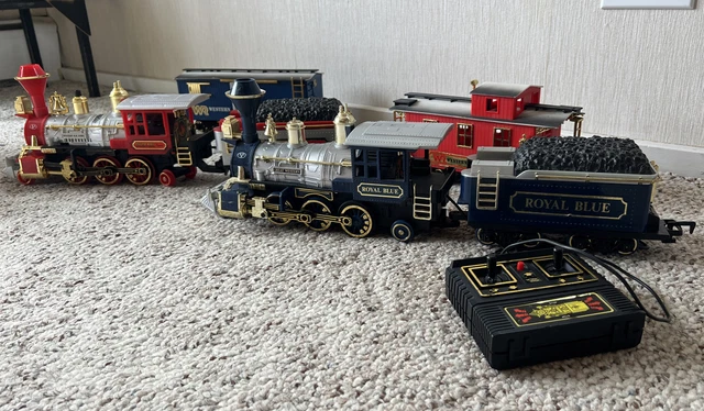Royal blue train best sale set