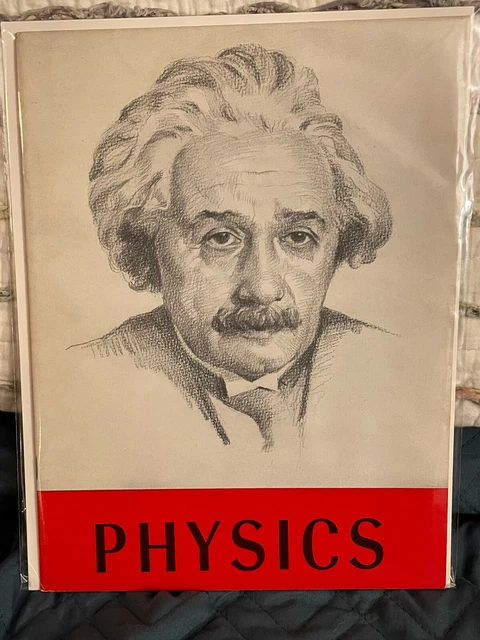 1960S ENCYCLOPEDIA BRITANNICA Physics Study Guide Albert Einstein Cover ...