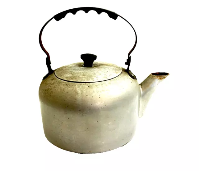 Vintage ENTERPRISE Teapot Tea Kettle with bakelite handle 1950's or older