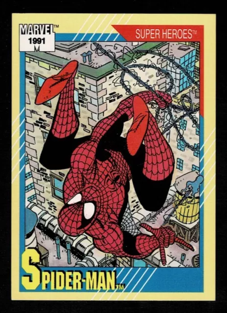 1991 Marvel Universe #1 Spider-Man | Series 2 | Super Heroes | Impel
